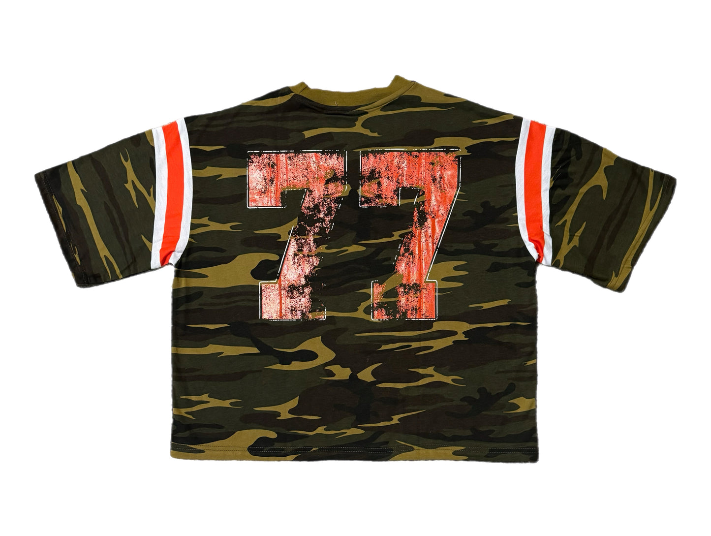 Camo Cropped Tee